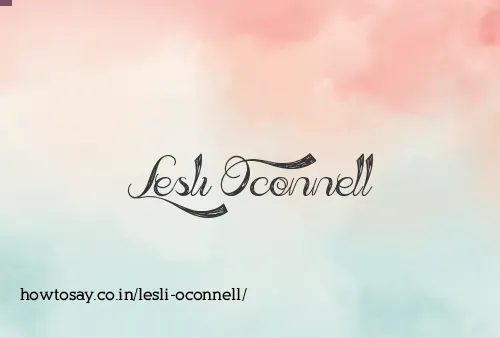 Lesli Oconnell