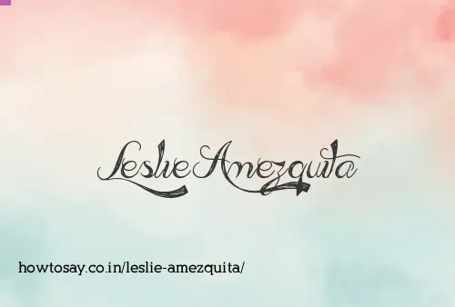 Leslie Amezquita
