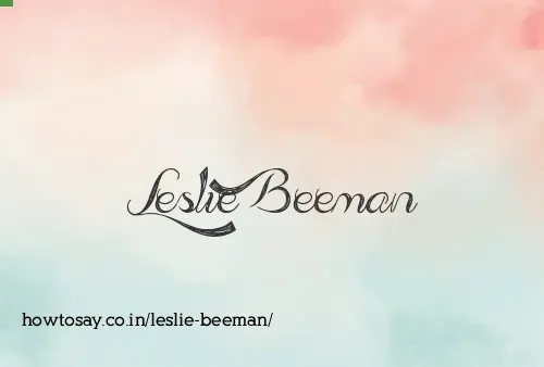 Leslie Beeman