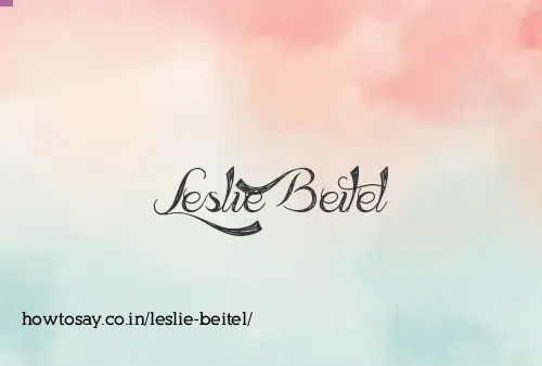 Leslie Beitel