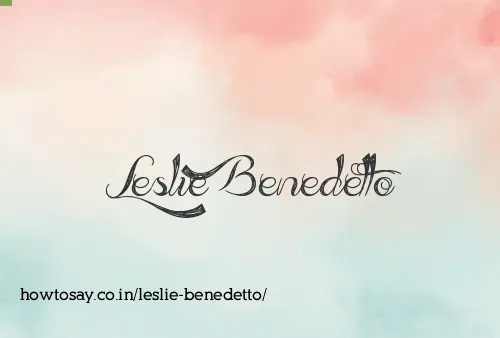 Leslie Benedetto