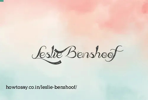 Leslie Benshoof