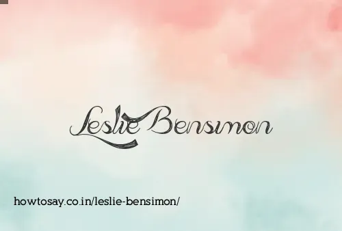 Leslie Bensimon