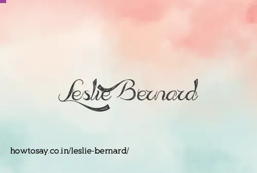 Leslie Bernard