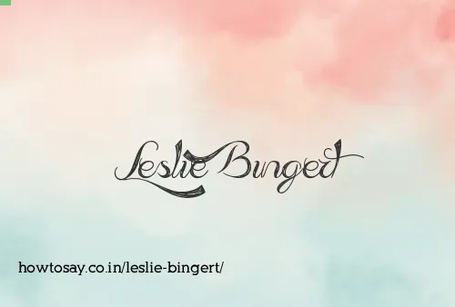Leslie Bingert