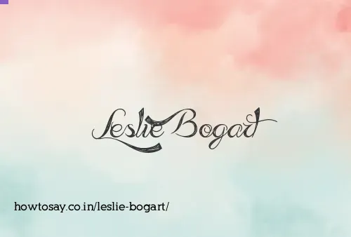 Leslie Bogart