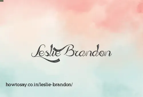 Leslie Brandon