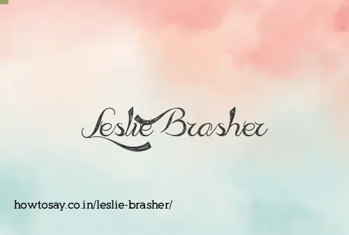 Leslie Brasher
