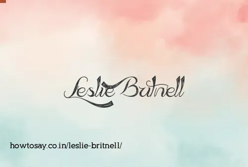 Leslie Britnell