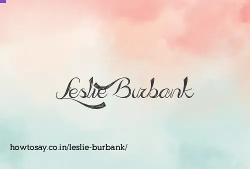 Leslie Burbank