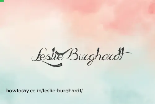 Leslie Burghardt