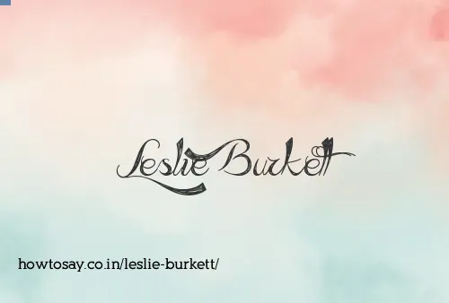 Leslie Burkett