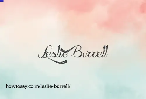 Leslie Burrell