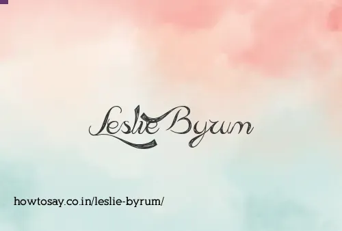 Leslie Byrum