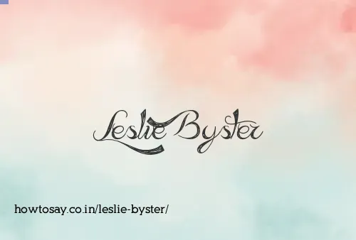 Leslie Byster