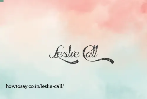 Leslie Call
