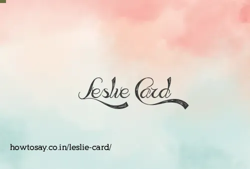 Leslie Card