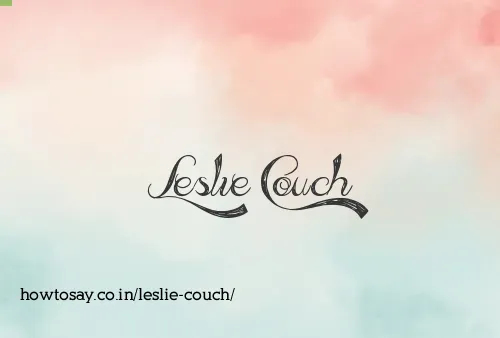 Leslie Couch