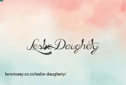 Leslie Daughety