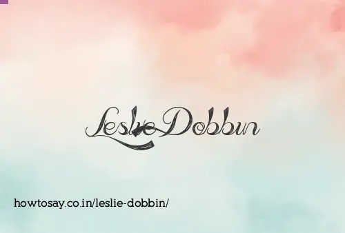 Leslie Dobbin