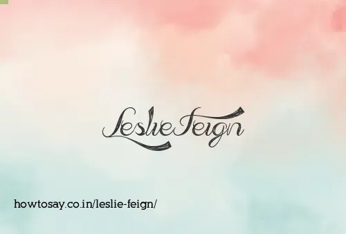 Leslie Feign