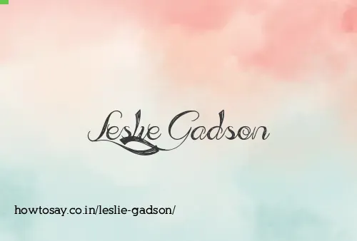 Leslie Gadson