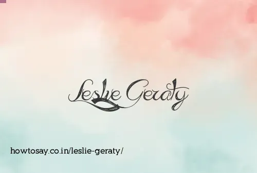 Leslie Geraty