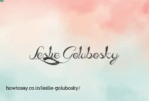 Leslie Golubosky
