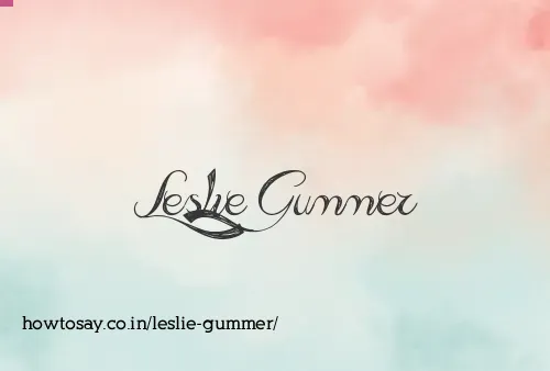 Leslie Gummer