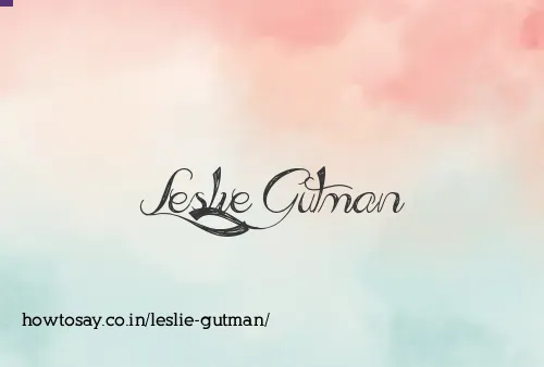 Leslie Gutman