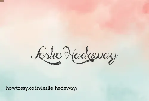 Leslie Hadaway