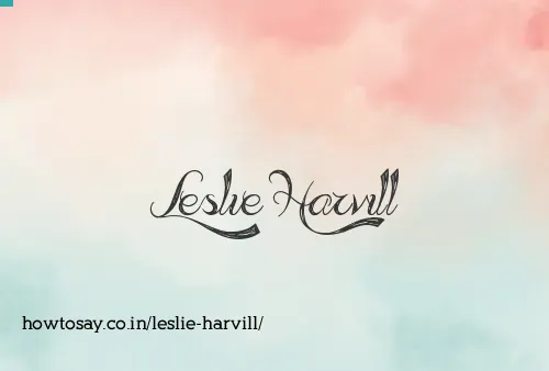 Leslie Harvill