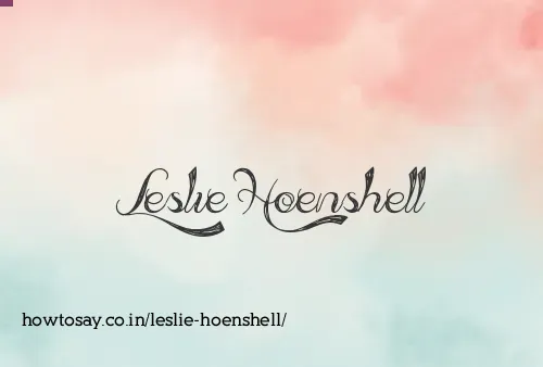 Leslie Hoenshell