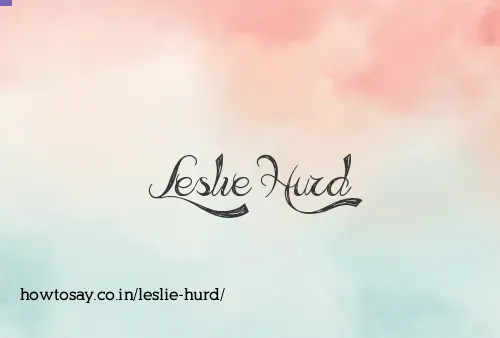 Leslie Hurd