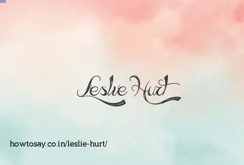 Leslie Hurt