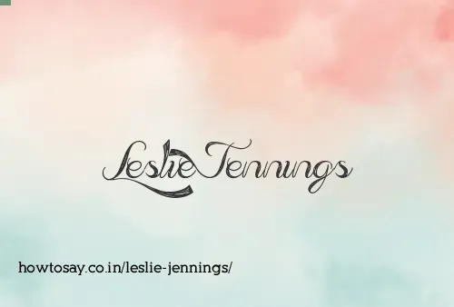 Leslie Jennings