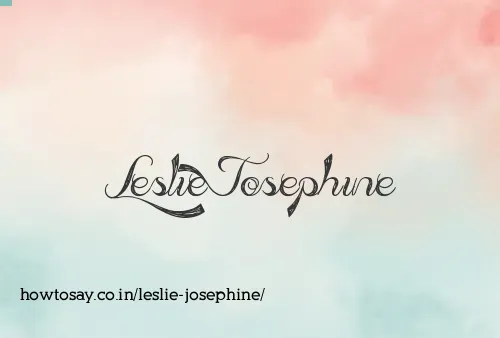 Leslie Josephine