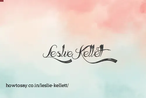 Leslie Kellett