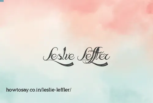 Leslie Leffler