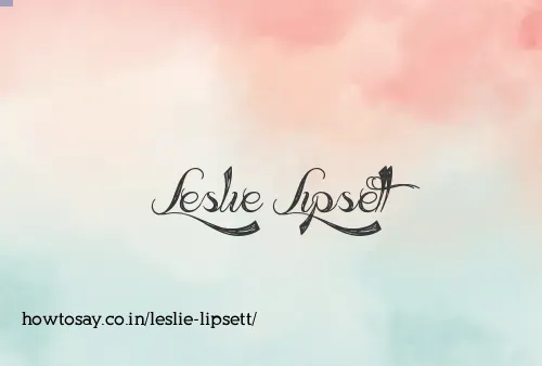 Leslie Lipsett