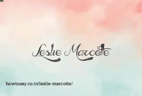 Leslie Marcotte