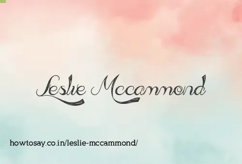 Leslie Mccammond