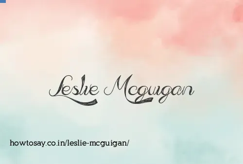 Leslie Mcguigan