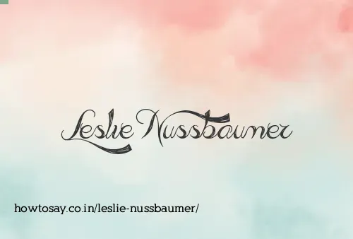 Leslie Nussbaumer