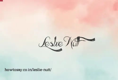 Leslie Nutt