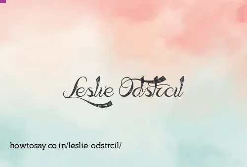 Leslie Odstrcil