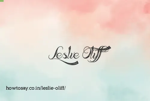 Leslie Oliff