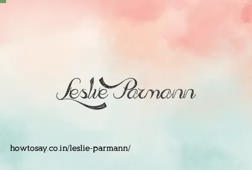 Leslie Parmann