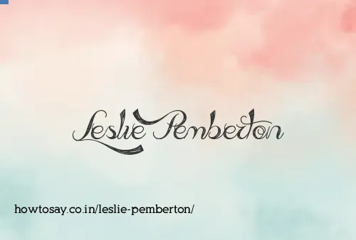Leslie Pemberton