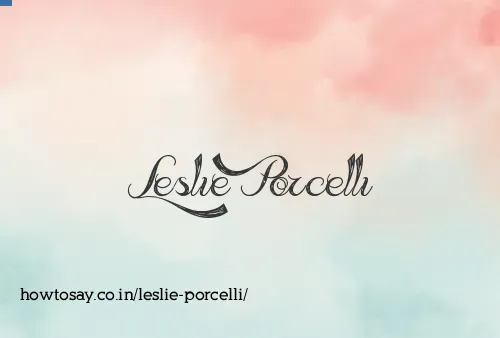Leslie Porcelli